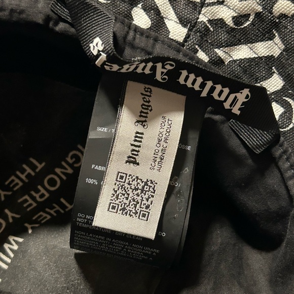 Palm Angles bucket hat cap one size logo all over print - Picture 6 of 7